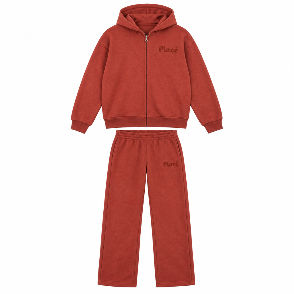 Elevate Tracksuit Rust Red