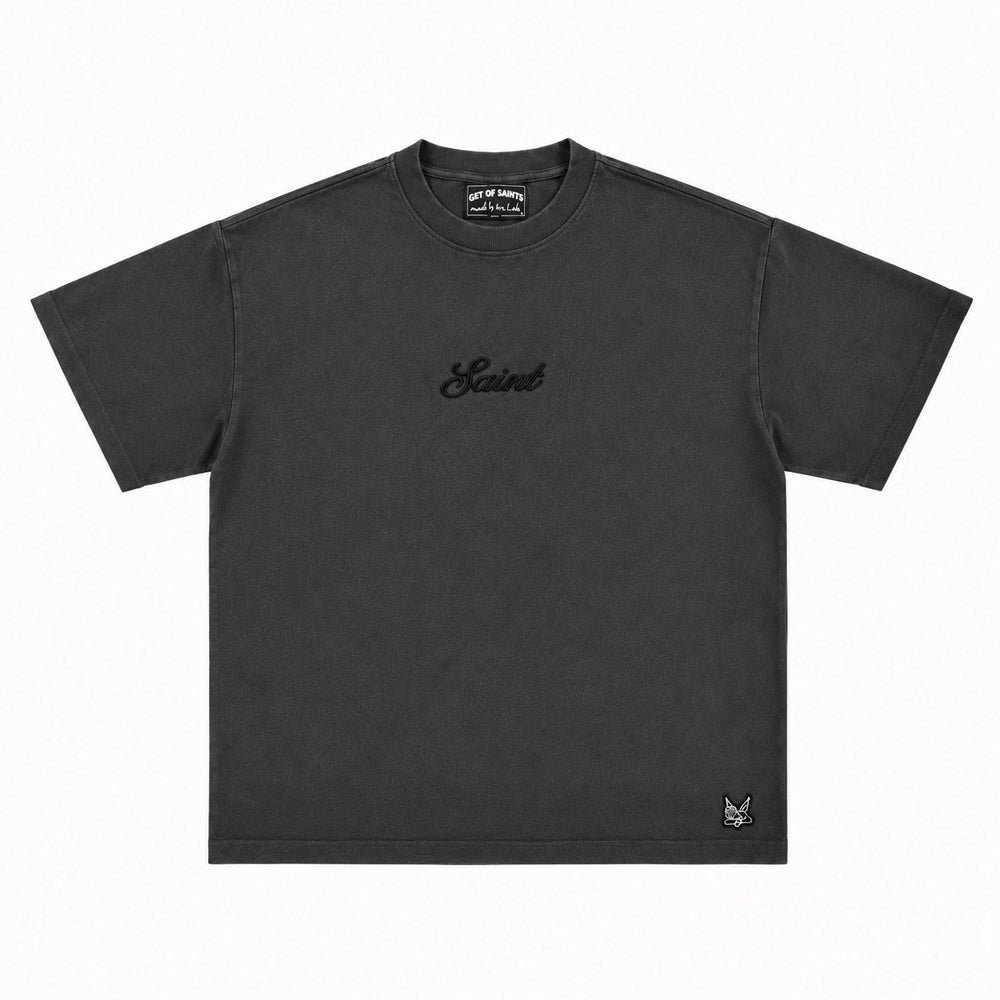 Saint signature Tee – Dark grey