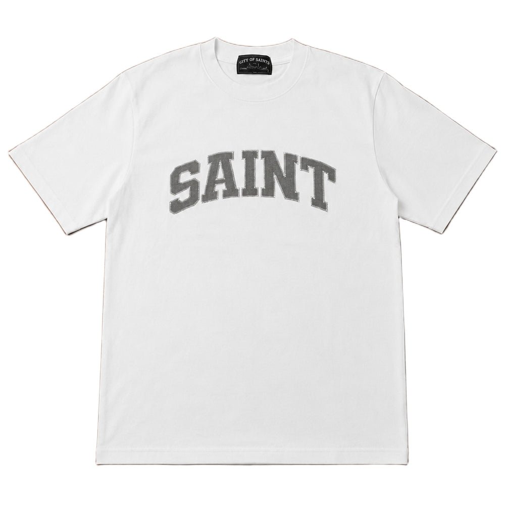 Saint Heavyweight T-Shirt White / Grey