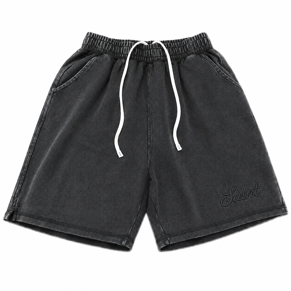 Saint Piqué Shorts – Black