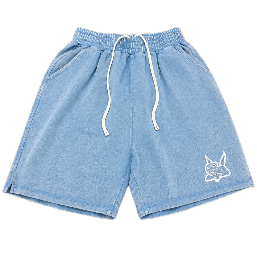 Saint Piqué Shorts – Baby blue
