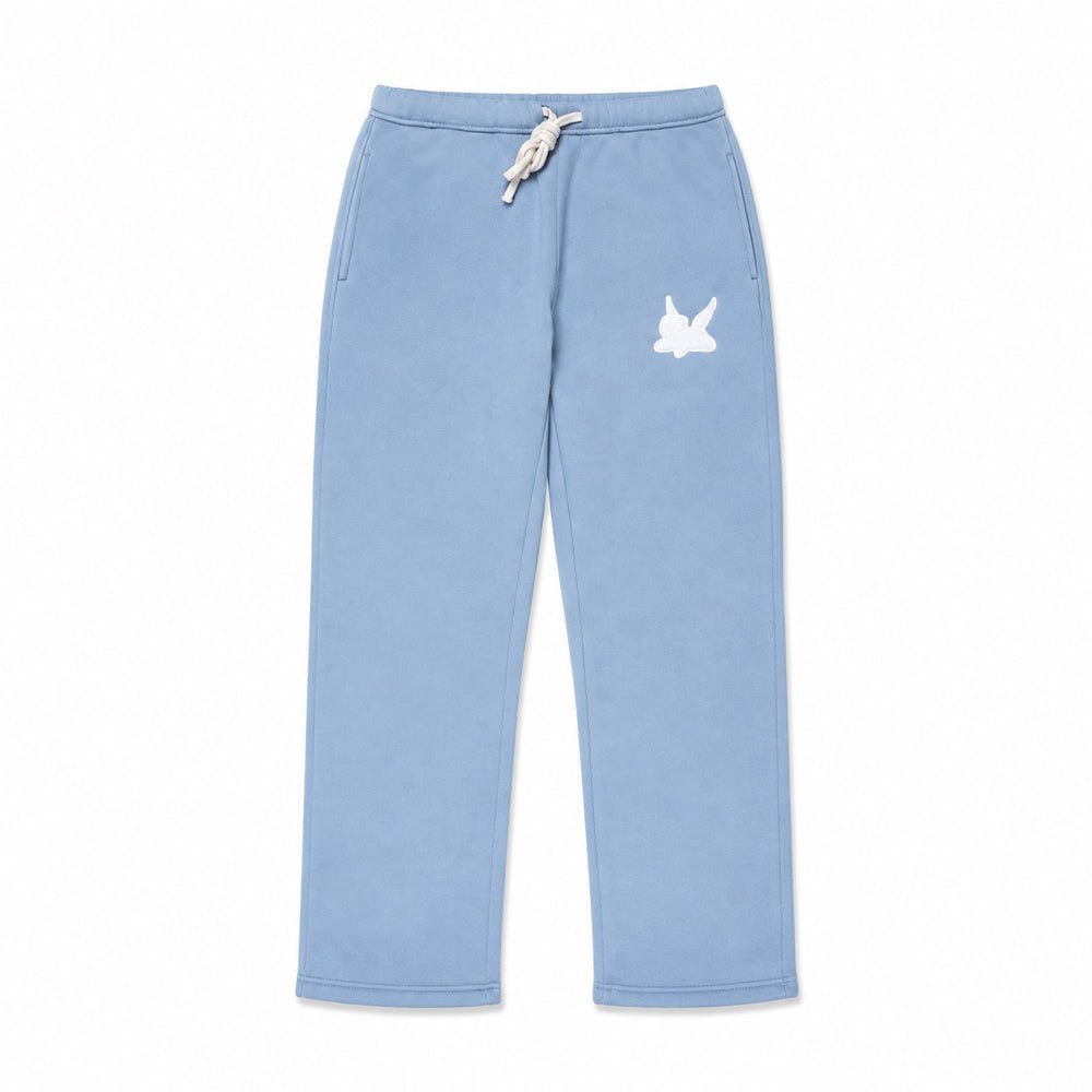 Relaxed Sweatpants Saint Logo Ski Blue/WHT
