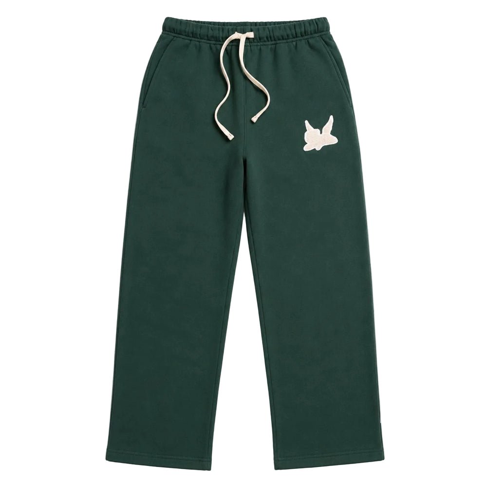 Relaxed Sweatpants Saint Logo – Forest/Cream