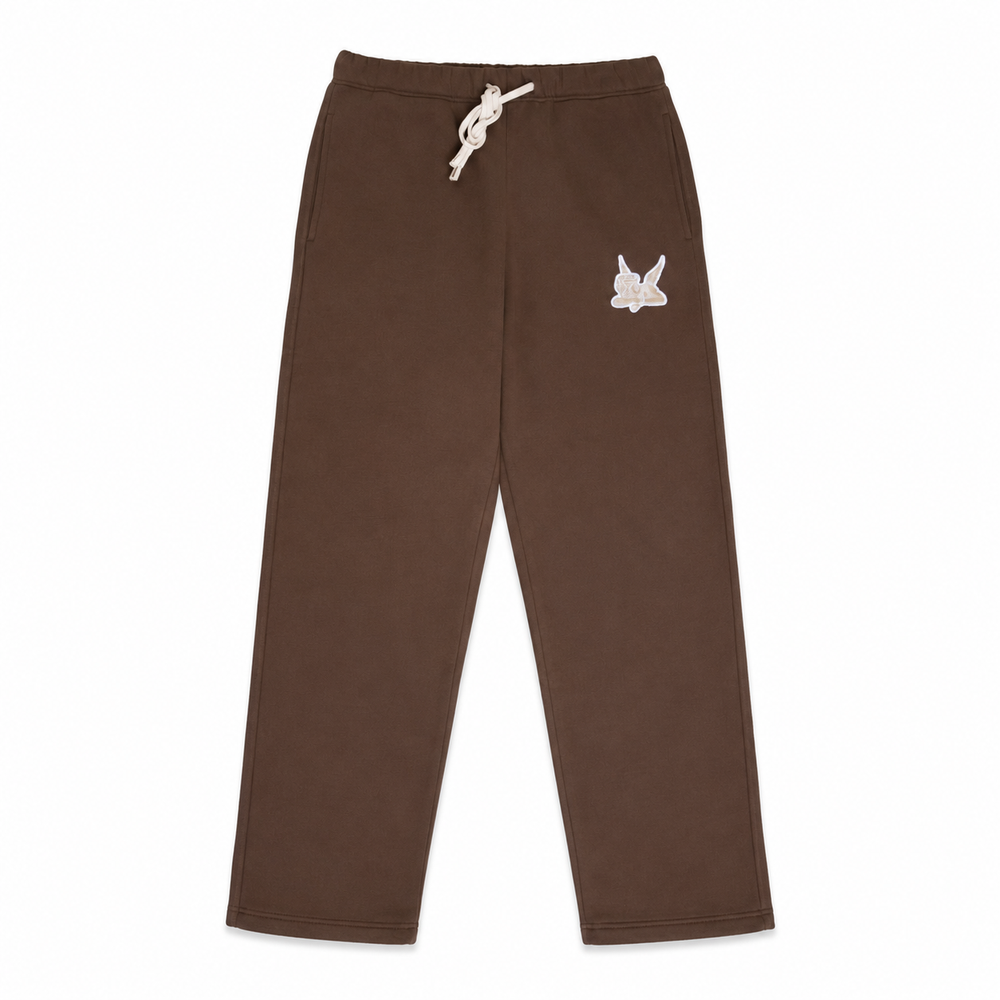 Relaxed Sweatpants Saint Logo Ski Brown/cream