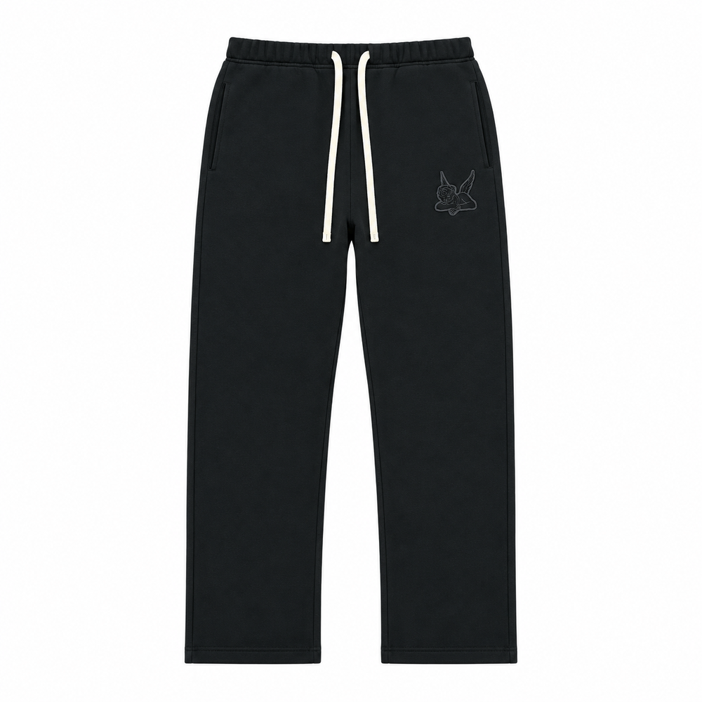 Relaxed Sweatpants Saint Angel Logo Black/BLK